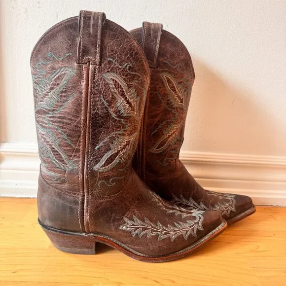 🤠 Justin Justin Bent Rail Cowboy Boots (BRL104) – Excellent Condition  size 8.5 - Picture 3 of 6